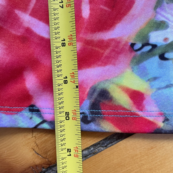 Y2K Womens Tank Top L Floral Graphic Mesh Style Fairycore 90s 2000s Cyber Print - Picture 3 of 6